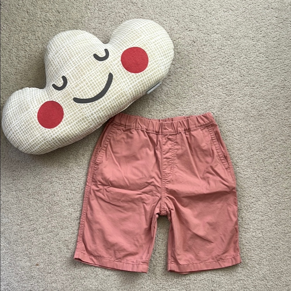 Uniqlo Pink Casual Shorts Elastic Waist